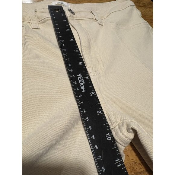 KANCAN Off White Jeans Chic Cream Skinny Size 9 - Picture 10 of 11